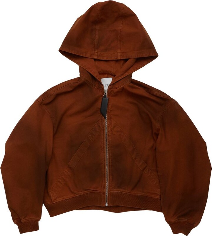 ATTICO Zipped Hooded Jacket