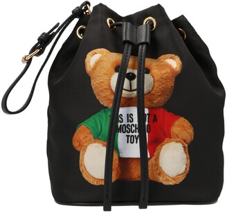Moschino Italian Teddy Bear Bucket Bag - ShopStyle
