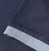 Thumbnail for your product : Band Of Outsiders Contrast-Trim Cotton-Piqué Polo Shirt