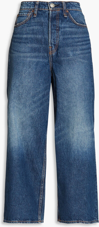 Rag & Bone Maya cropped high-rise wide-leg jeans