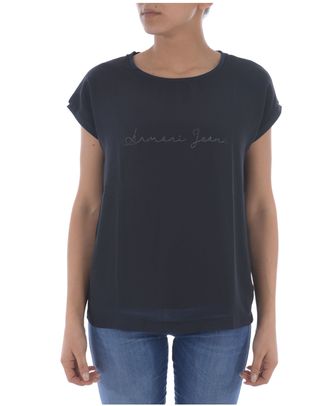 Armani Jeans Studded Logo T-shirt