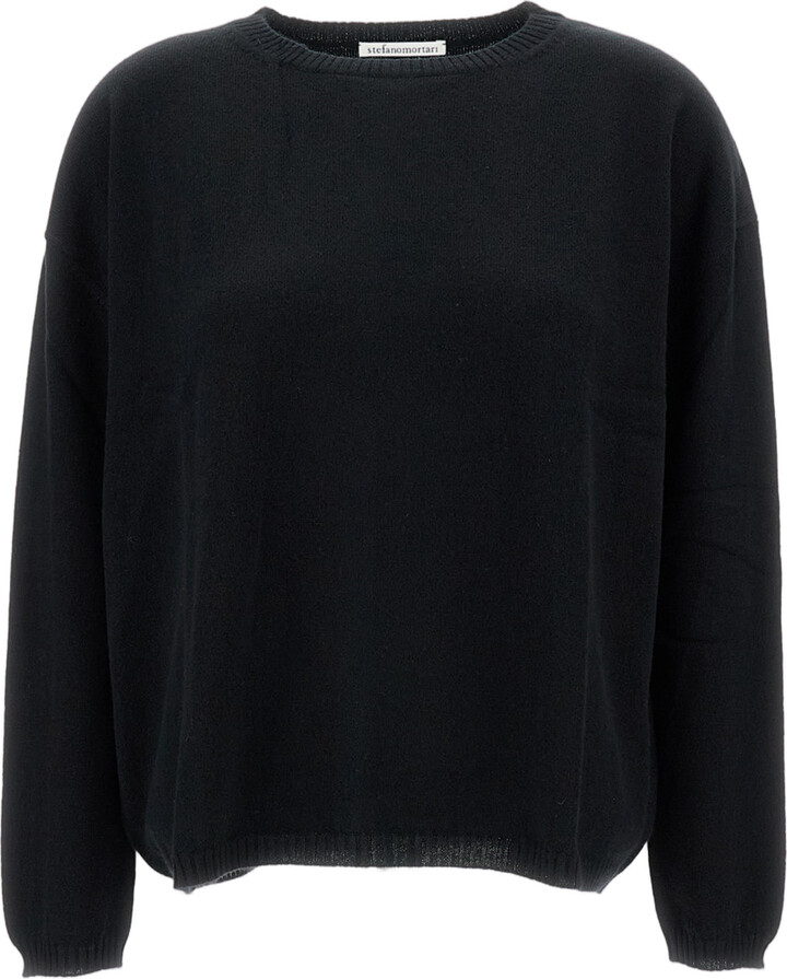 Stefano Mortari Classic Knit Black Sweater
