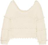 Thumbnail for your product : Apiece Apart Pompom-trimmed Cotton Sweater