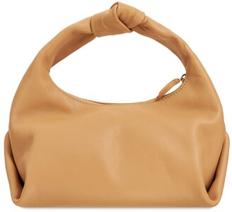 KHAITE Small Beatrice Smooth Leather Hobo Bag