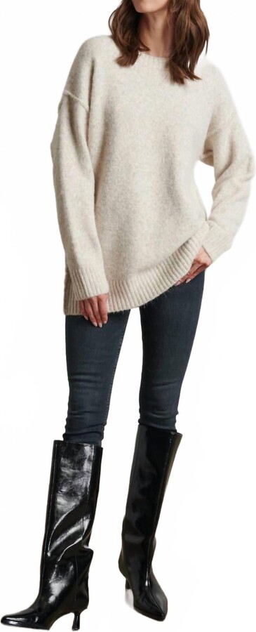 Line Alice Crewneck Sweater In Birch