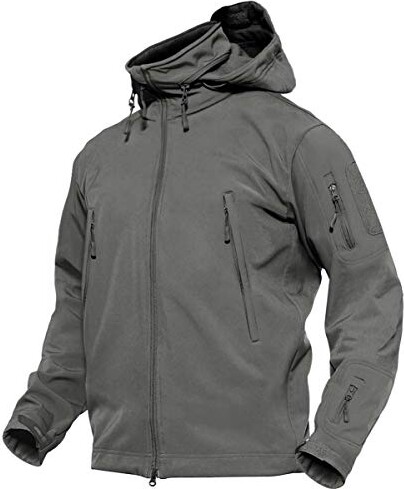 Men's Quilted Bomber Jacket | Thermal Lined Winter Coat | Water-Resistant Windbreaker | Full Zip With Pockets