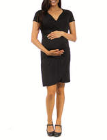 Thumbnail for your product : 24/7 Comfort Apparel Wrap Dress-Plus Maternity