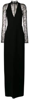 Givenchy long sleeved lace dress