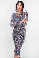 Thumbnail for your product : Little Mistress Shirred BodyCon Midi Dress