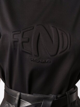Fendi logo embossed T-shirt