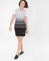 Thumbnail for your product : Zenergy Striped Embellished Polo Shirt