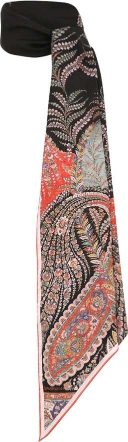 Zimmermann Printed Silk Neck Scarf