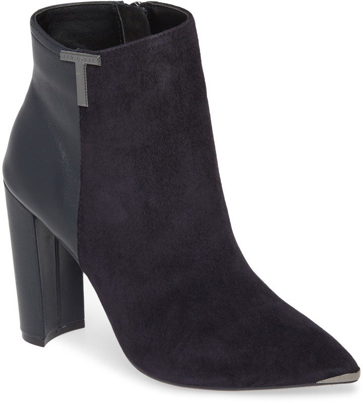 Ted Baker Inala Block Heel Bootie - ShopStyle Boots