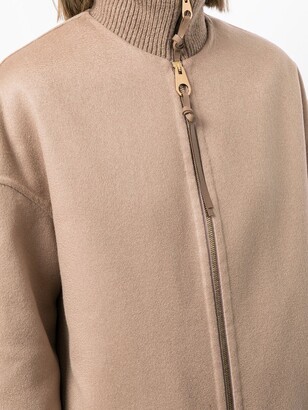 Agnona Cashmere Zipped Coat