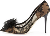 Thumbnail for your product : Jimmy Choo Duchess Lace Bow Pump, Black