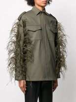 Thumbnail for your product : Valentino Feather-Embellished Military Jackets