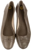 Thumbnail for your product : CNC Costume National Leather Round-Toe Flats