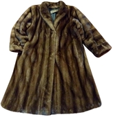 Thumbnail for your product : Yves Saint Laurent 2263 YVES SAINT LAURENT Brown Fur Coat