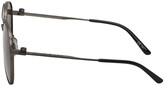 Thumbnail for your product : Balenciaga Gunmetal Pilot Navigator Sunglasses
