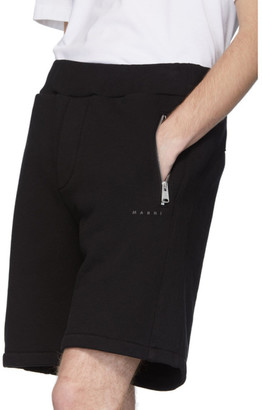 Marni Black Logo Shorts