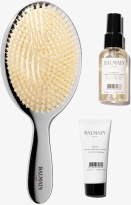 Balmain Hair Couture - Silver Spa Hairbrush Set - ShopStyle