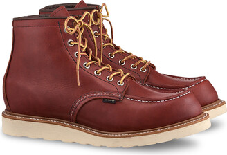 Red Wing Shoes 6-Inch Classic Moc Gore-Tex Boot Russet Taos