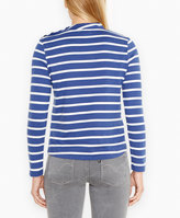 Thumbnail for your product : Levi's Striped Mock Neck Top