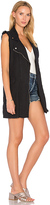 Thumbnail for your product : Free People Long Moto Vest