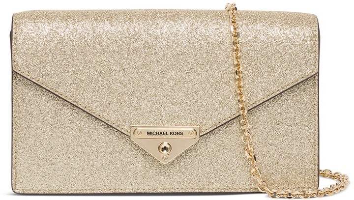 michael kors glitter crossbody bag