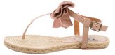 Thumbnail for your product : Lanvin Bow-Accented Espadrille Sandals
