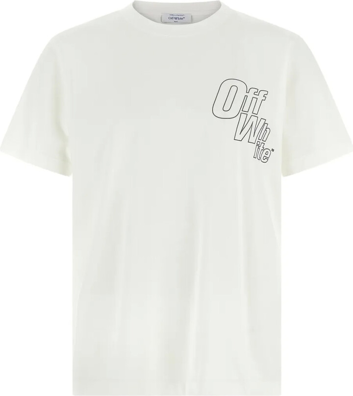 Off-White Fresco Oval T-shirt - ShopStyle Off-White Fresco Oval T-shirt - ShopStyle