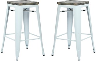 OSP Home Furnishings 2-piece Bristow Antique Counter Stool Set