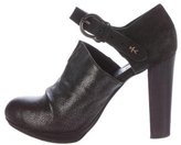 Thumbnail for your product : Henry Beguelin Metallic Round-Toe Pumps