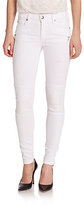 Thumbnail for your product : True Religion Halle Distressed Skinny Moto Jeans