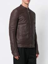 Thumbnail for your product : Rick Owens zipped leather jacket