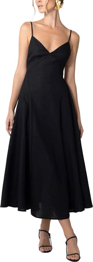 SAU LEE Hannah Linen Dress