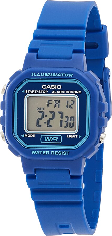 blue casio watch