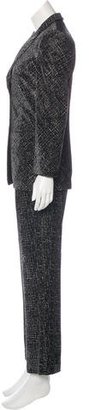 Giorgio Armani Printed Velvet Pantsuit