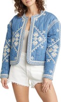 Thumbnail for your product : Treasure & Bond Soutache Embroidered Quilted Cotton Jacket