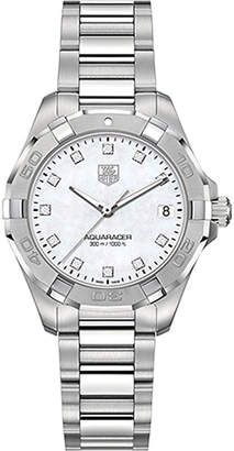 Tag Heuer WAY1313.BA0915 Aquaracer Lady diamond and stainless steel watch