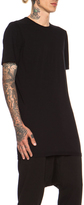Thumbnail for your product : Rick Owens Level Cotton Tee in Dark Dust