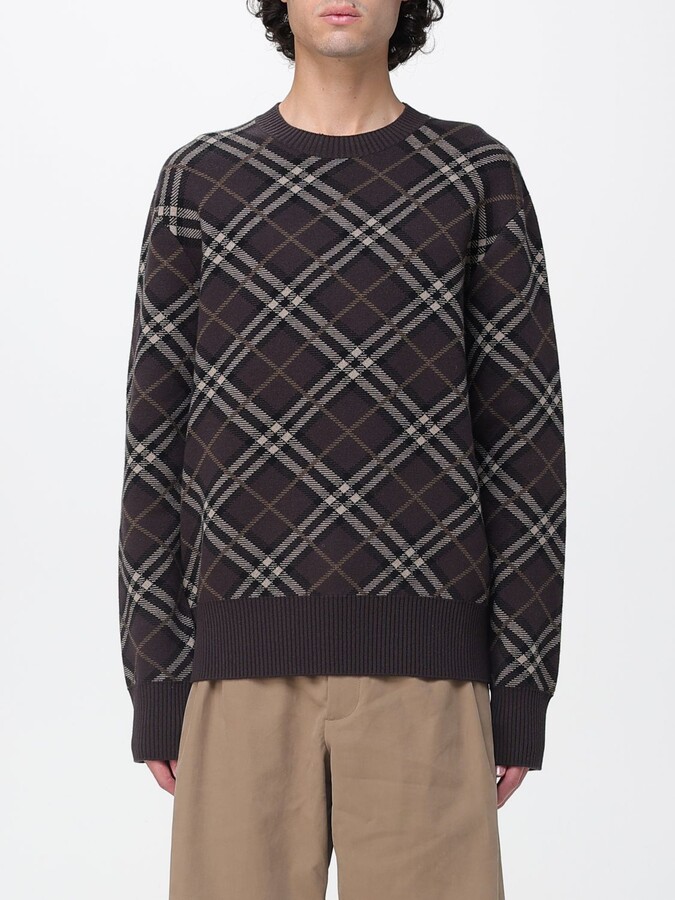Burberry Sweater Men color Brown