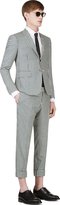 Thumbnail for your product : Thom Browne Green & Blue Gingham Check Suit