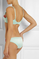 Thumbnail for your product : L'Agent by Agent Provocateur Marisela lace-trimmed stretch-satin briefs