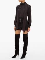 Thumbnail for your product : Saint Laurent Kiki Over-the-knee Suede Boots - Womens - Black