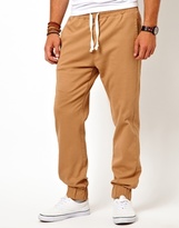 Thumbnail for your product : ASOS Heavyweight Cuffed Joggers - Tan
