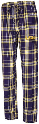 Men's Concepts Sport Purple LSU Tigers Big & Tall Hillstone Flannel Pants