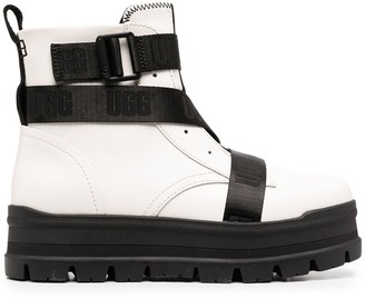 black and white ugg boots