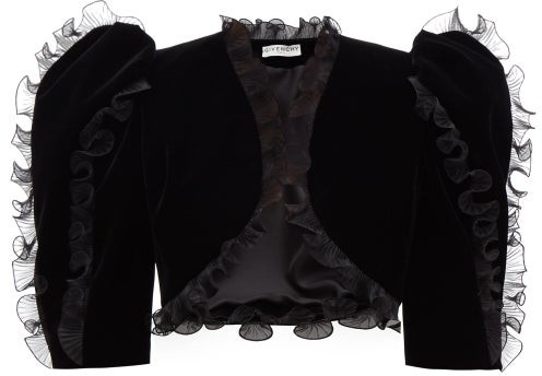 velvet bolero jacket