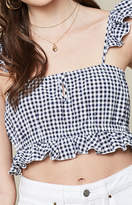 Thumbnail for your product : Blue Life Ruffled Up Crop Top